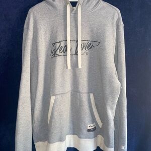Champion Gray Hoodie with Logo